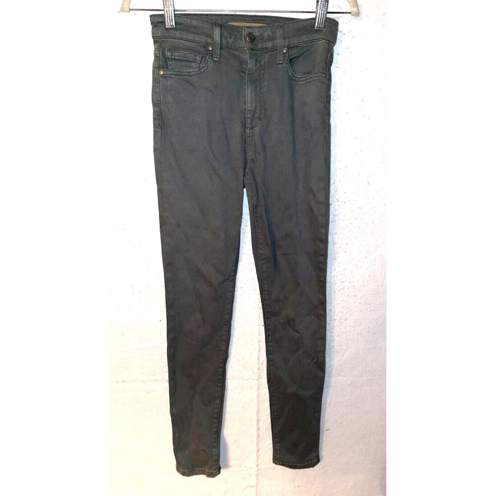 Joe's Jeans Womens 25 Military Green High Rise Skinny Stretch